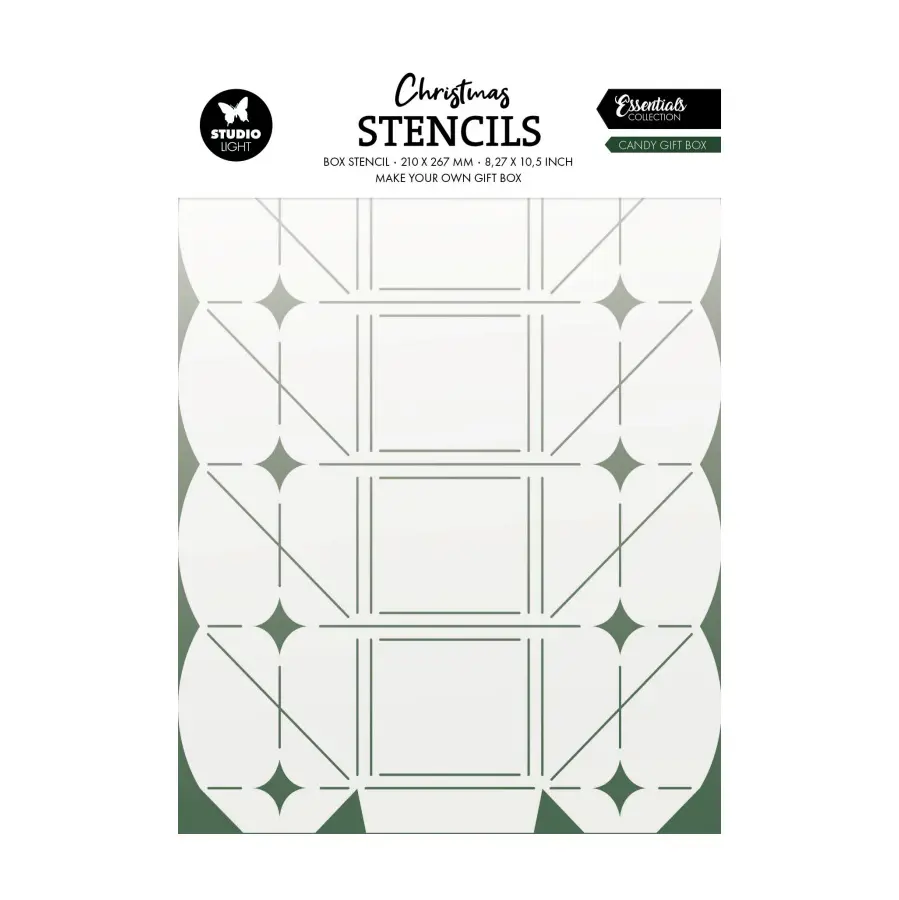 Stencil candy giftbox