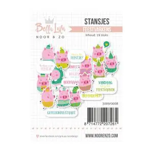 Stansplaatjes feestvarkens
