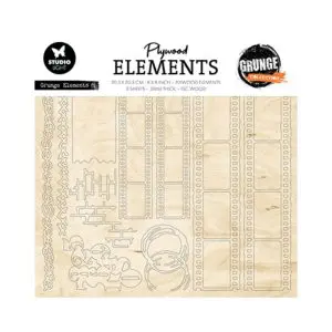 Plywood grunge elements