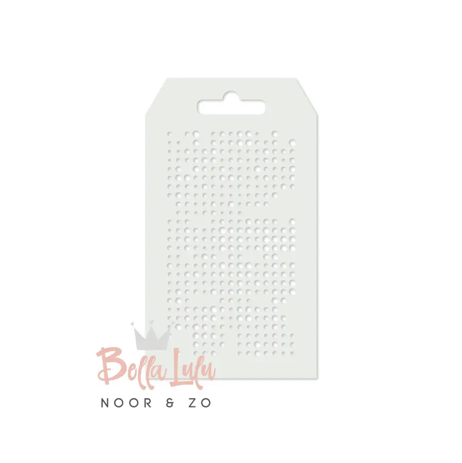 Mask stencil dots