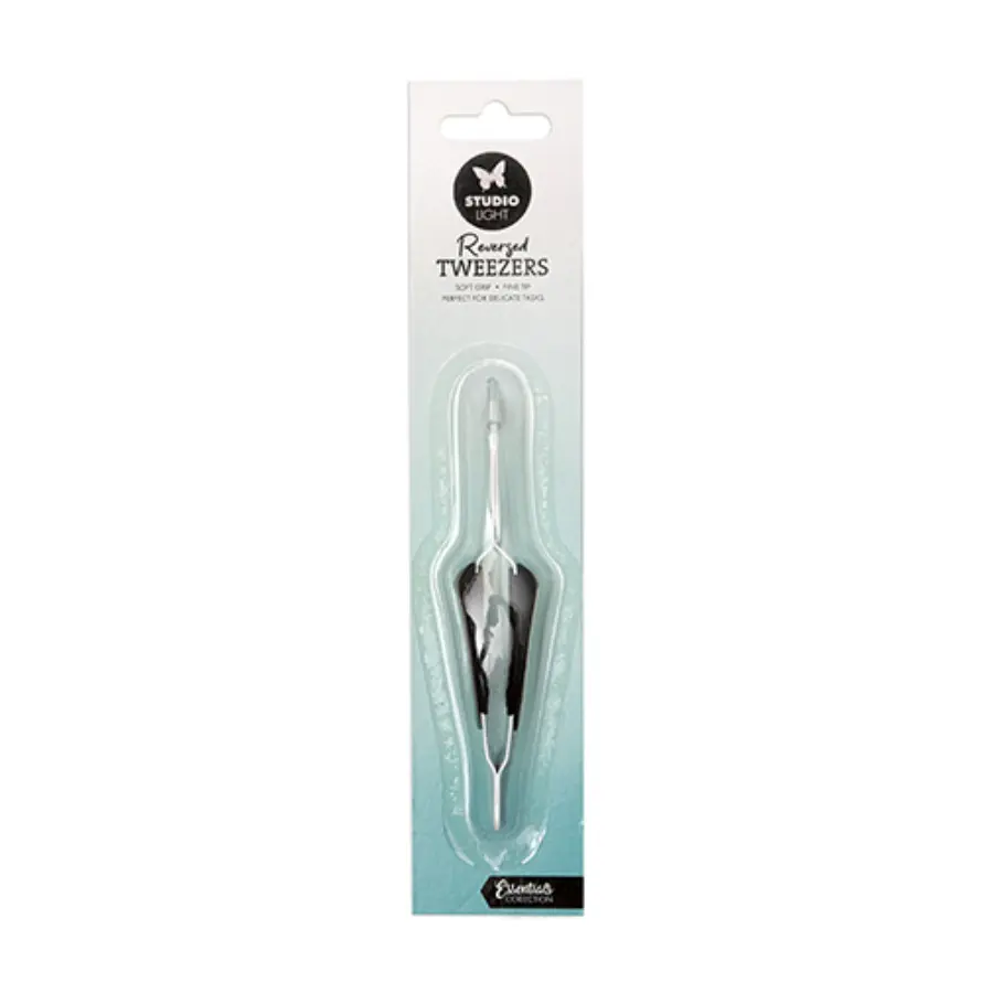 Pincet soft grip fijne punt