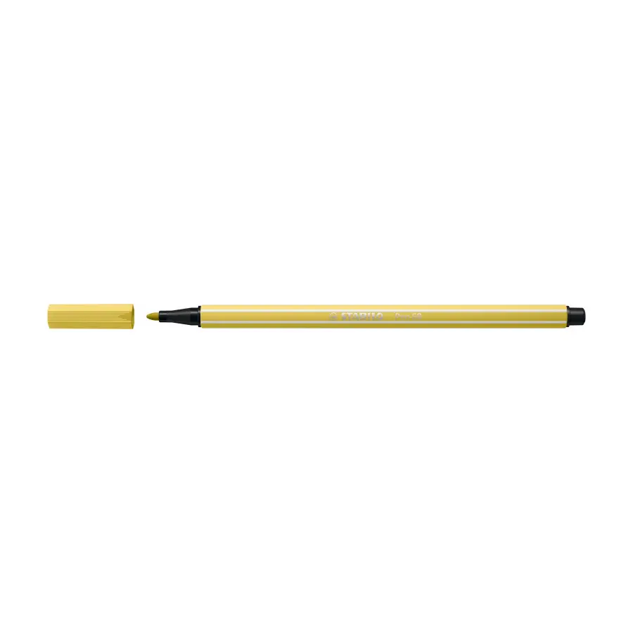 Premium viltstift pen 68 mosterd - Afbeelding 2