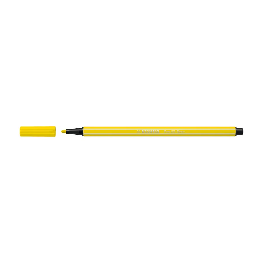 Premium viltstift pen 68 citroengeel - Afbeelding 2