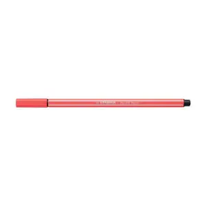 Premium viltstift pen 68 neon rood