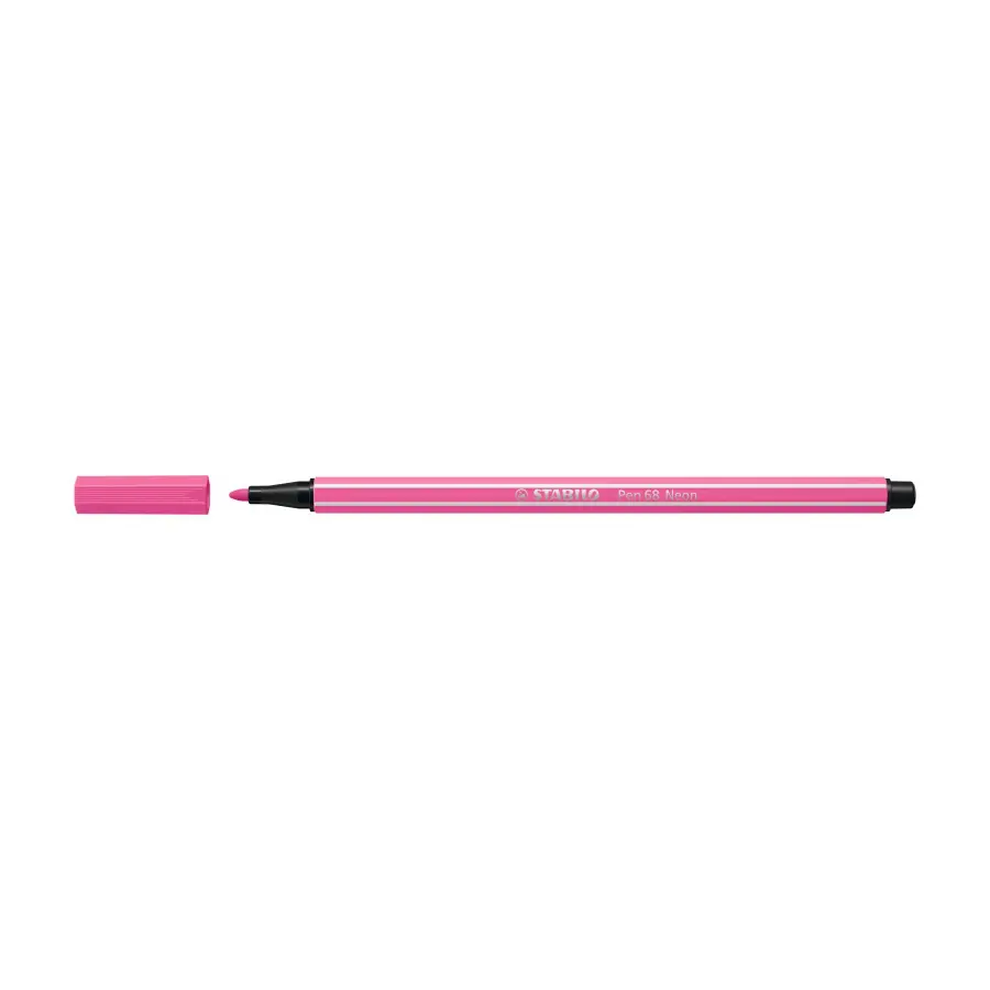 Premium viltstift pen 68 neon roze - Afbeelding 2