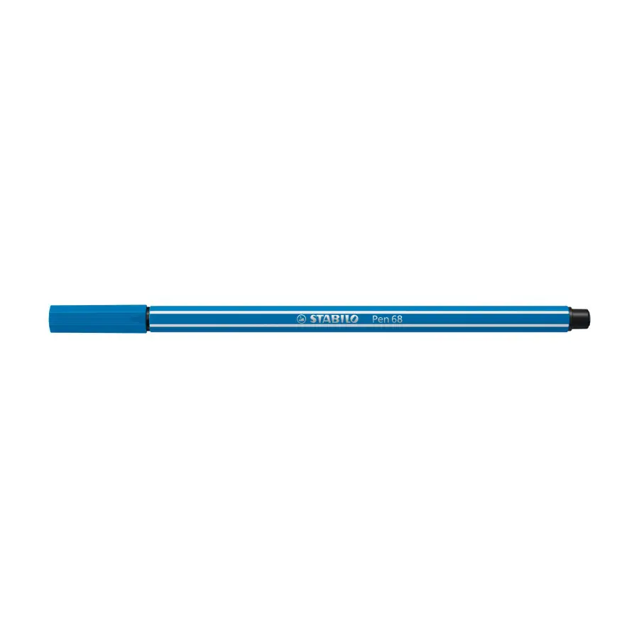 Premium viltstift pen 68 neon blauw