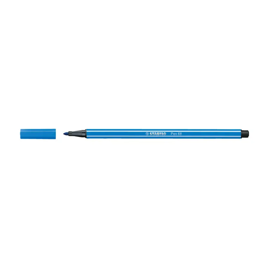 Premium viltstift pen 68 donkerblauw