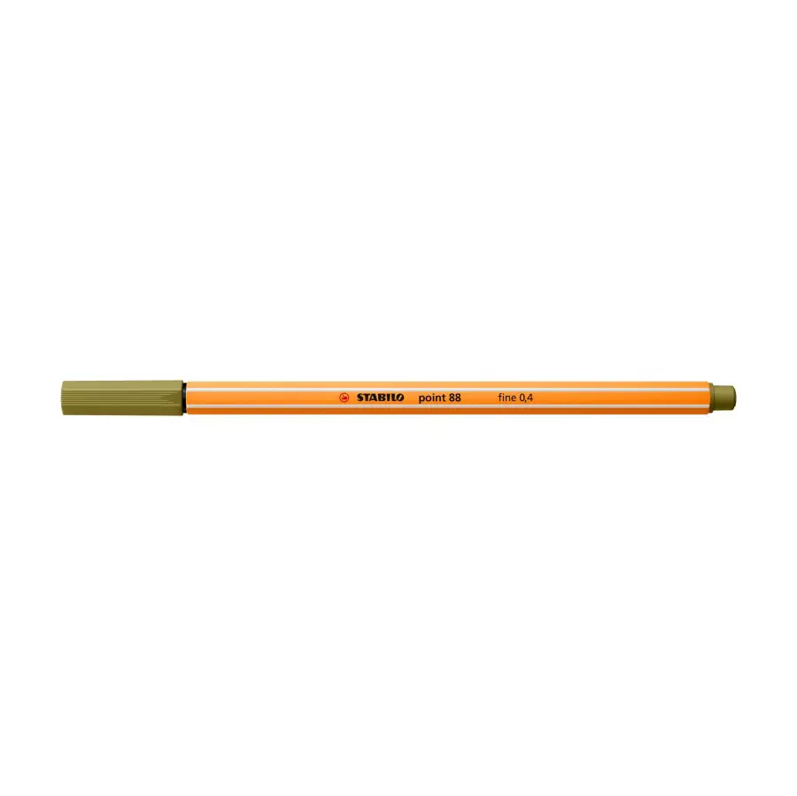 Fineliner point 88 moddergroen