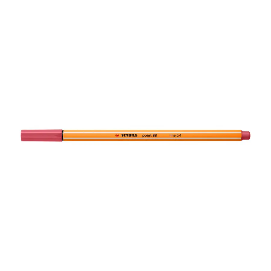 Fineliner point 88 aardbeienrood