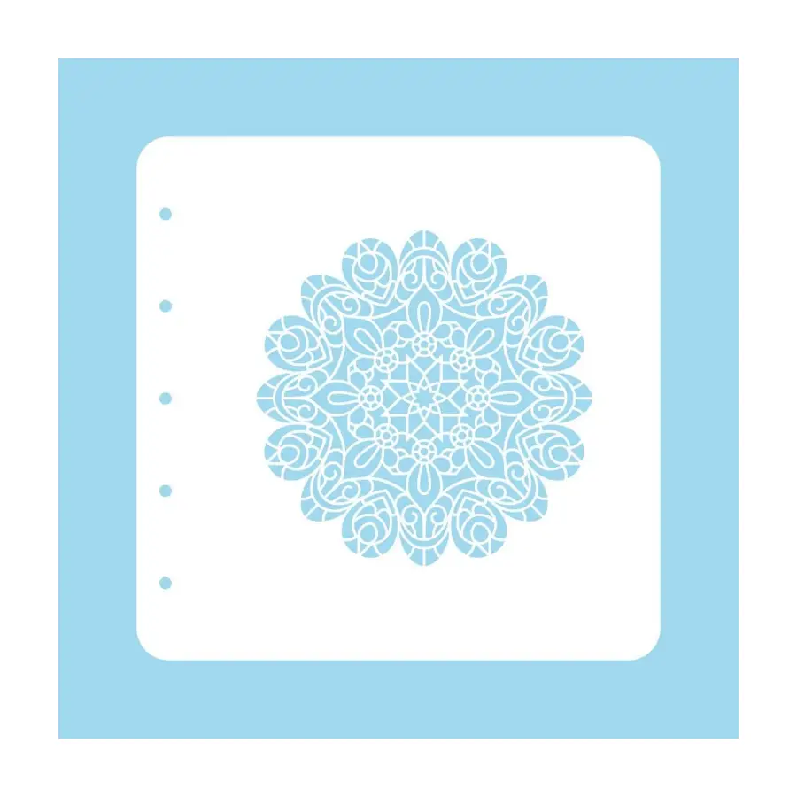 Stencil mandala