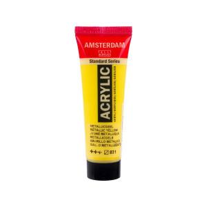 Amsterdam acrylverf metallic geel