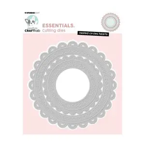 Stansmal nested circles hearts