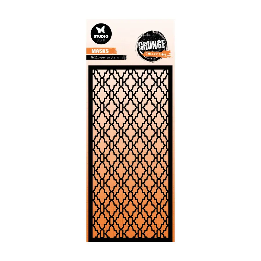 Stencil wallpaper pattern