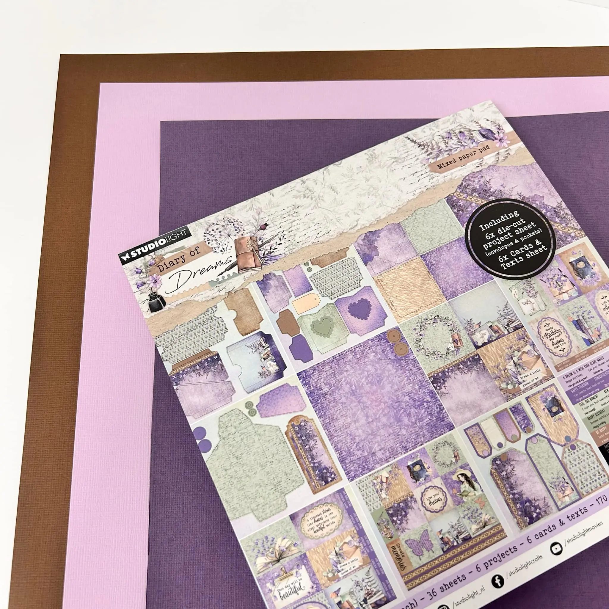 Designpapier background diary of dream - Afbeelding 4