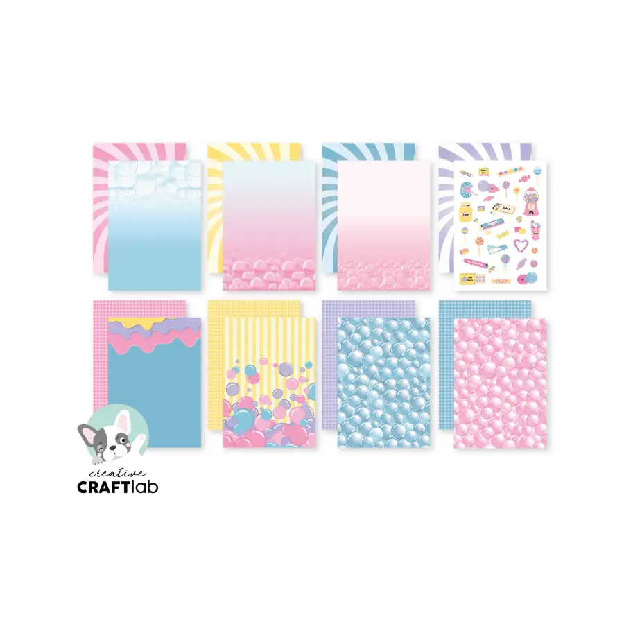 Designpapier bubblicious - Afbeelding 2