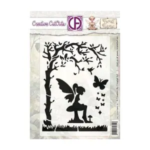 Stencil forest fairies