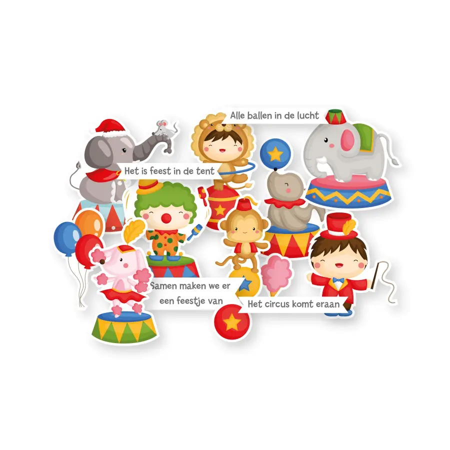 Stansplaatjes circus - Afbeelding 2