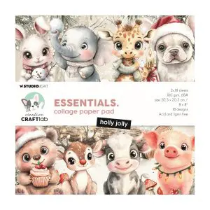 Collagepapier holly jolly