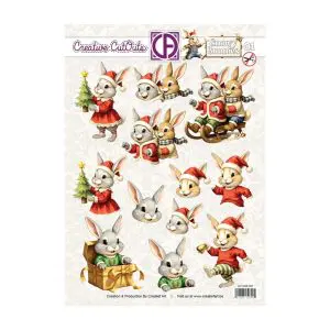 Collagevel snowy bunnies 1