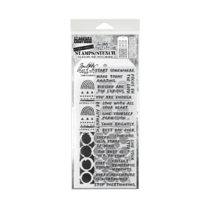 Layering mini stencil set 62