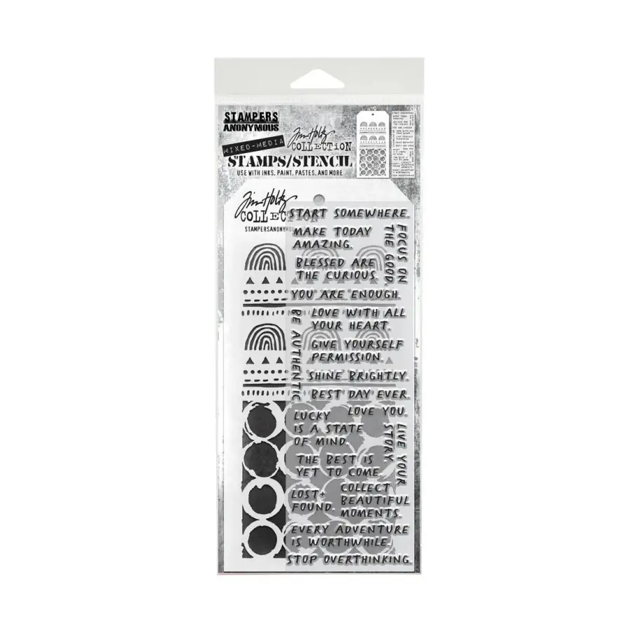 Layering mini stencil set 62