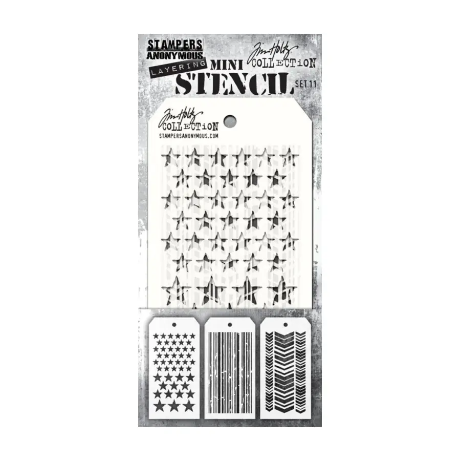 Layering mini stencil set 11