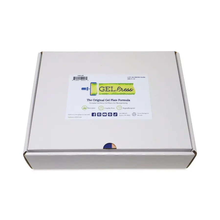 Gel press drukplaat class pack 6 stuks