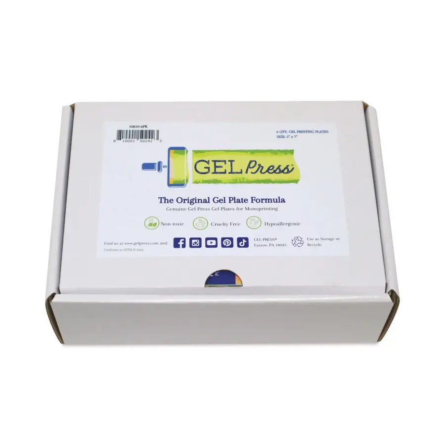 Gel press drukplaat class pack 6 stuks