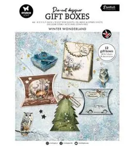 Stansblok Giftboxes Winter Wonderland