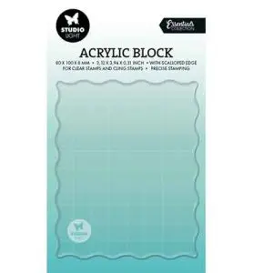 Acrylic block 80 x100 mm
