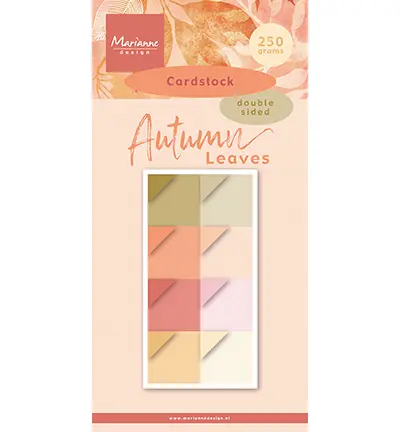 cardstock autumn leaves