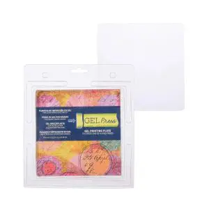 Gel press drukplaat 15,24×15,24cm