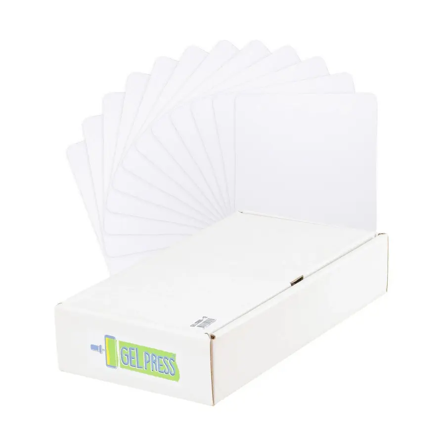 Gel press drukplaat class pack 12 stuks