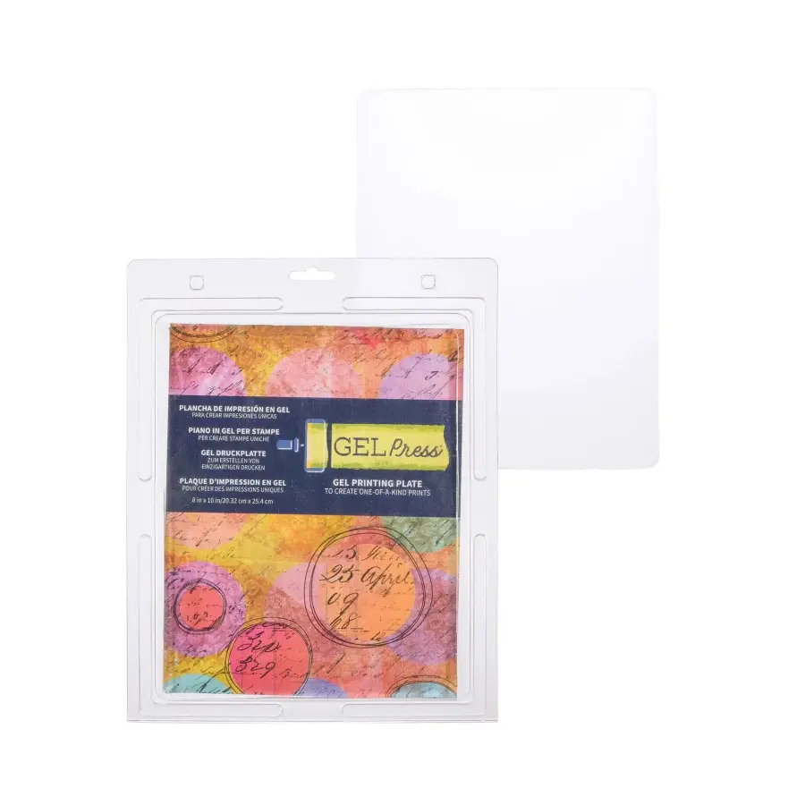 Gel press drukplaat 20,32x25,4cm