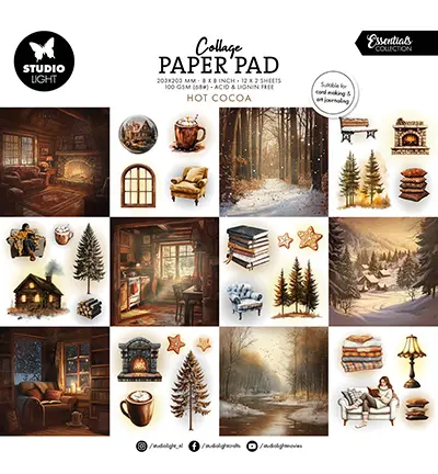 Collage paperpad Hot Cocoa