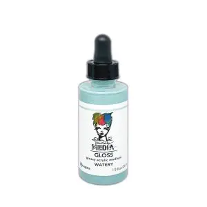 Media gloss dropper watery