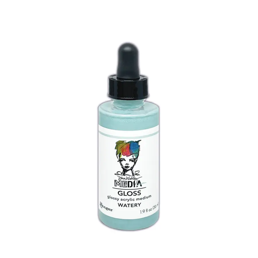 Media gloss dropper watery