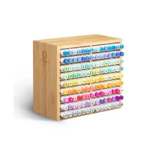Ohuhu Bamboo Marker Organizer – 126 markers (zonder markers)