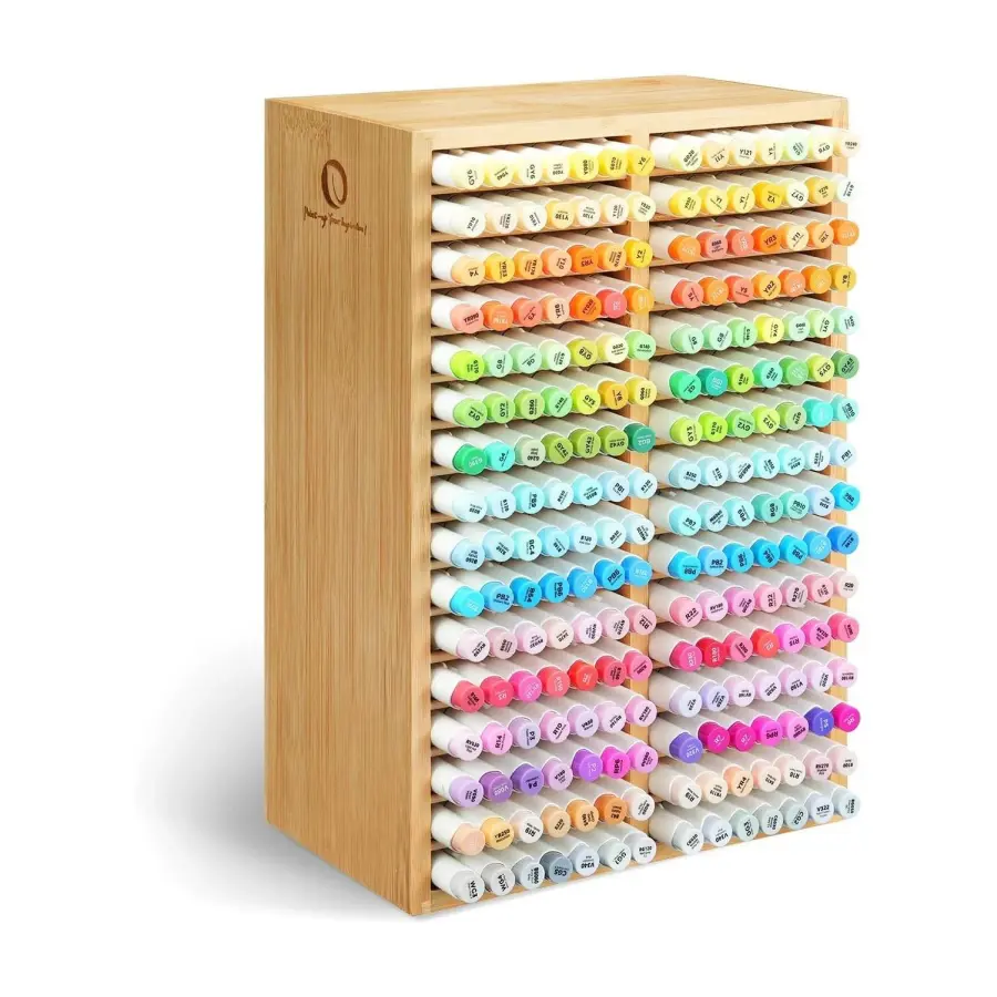 Ohuhu Bamboo Marker Organizer - 224 markers (zonder markers)