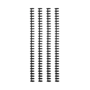 Bind Easy Klikbindruggen 12mm Zwart 4st.