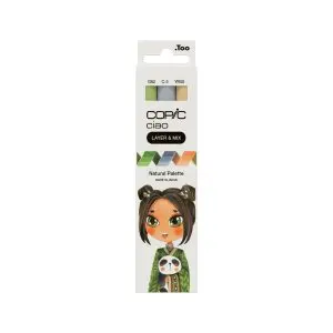 Ciao marker layer & mix natural palette set