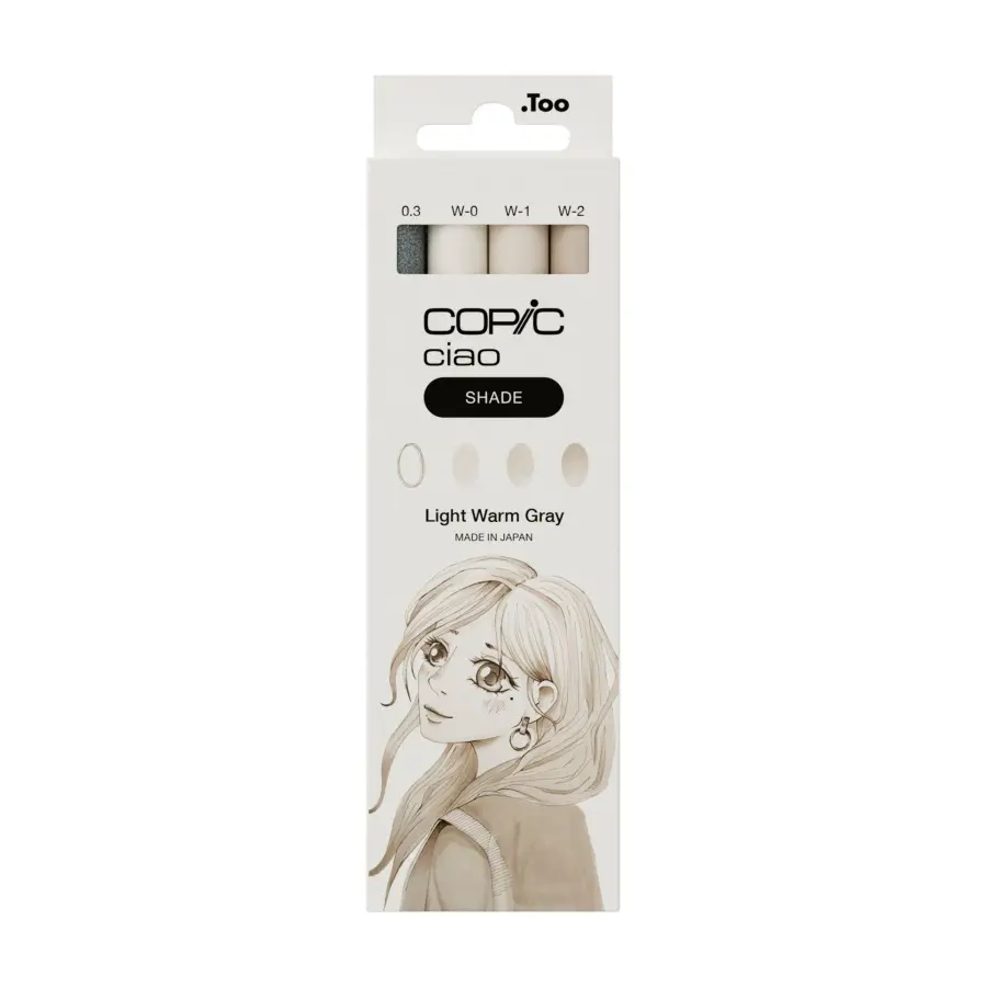 Ciao marker light warm gray palette set