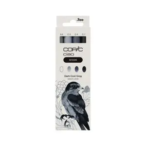 Ciao marker dark cool gray palette set