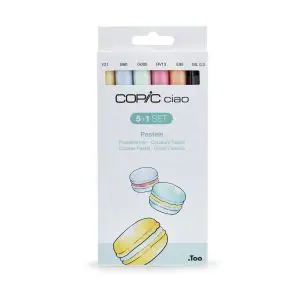 Ciao Marker 5+1 pastel colours set