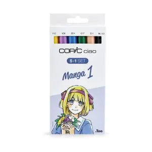 Ciao Marker 5+1 manga colours set 1