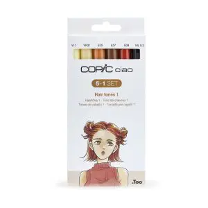 Ciao Marker 5+1 hair tone colours set 1