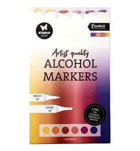 Alcohol markers dahlia