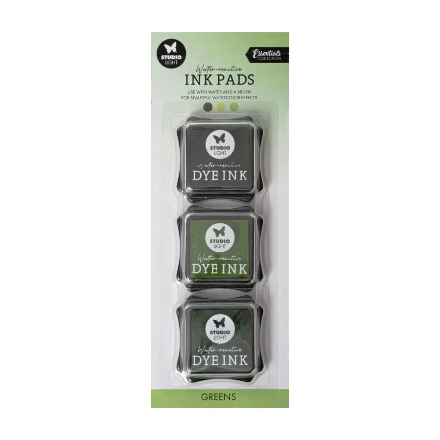 Inktkussens water-reactive greens
