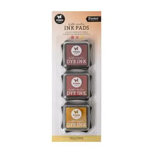 Ink pads water-reactive yellows