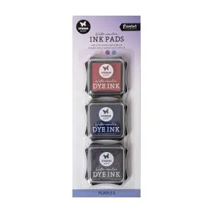 Ink pads water-reactive purples